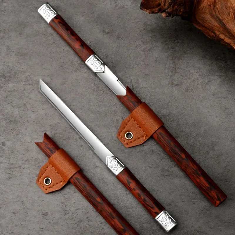 Fruit knife household sharp stainless steel small straight knife high-quality portable magic pen hand meat knife Y241227