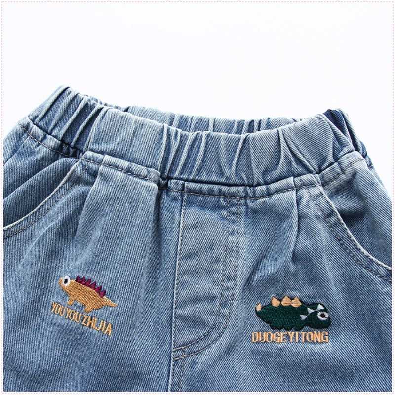 IENENS Childrens Boys Beach Shorts Jeans Childrens Clothing Pants Denim Clothing Bermuda Baby Childrens Casual Trousers W241227