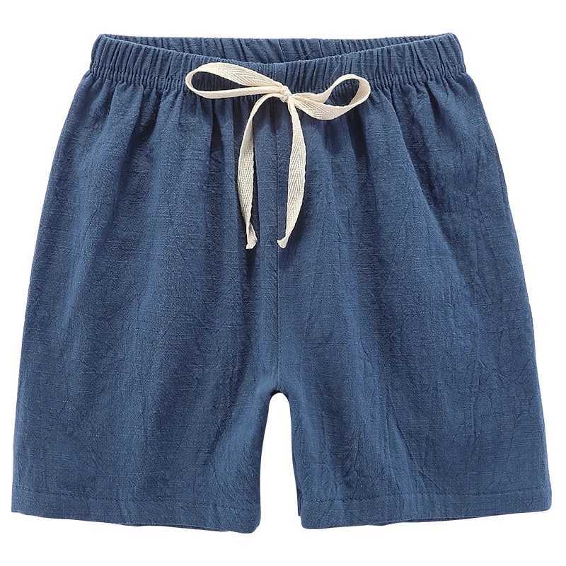 Boys shorts childrens shorts candy colors girls summer beach loose shorts casual pants cotton linen comfortable 2-10 years hot W241227