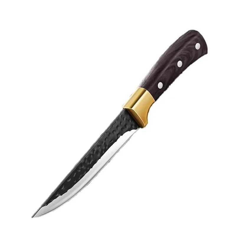 Stainless steel forging peeling knife kitchen accessories sharp meat chopping peeling knife sharp knife hand forging peeling knife Y241227