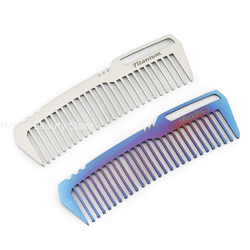 Mini Portable Alloy Comb EDC Super Light Comb EDC Outdoor Small Accessories Anti static 250103