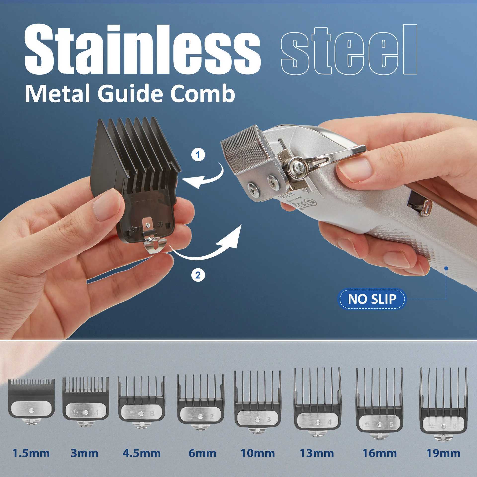 2024 Home appliance Hair Clippers Professional Cordless Clippers Hair Cutting Beard Barbers Electric shaver for men W241227