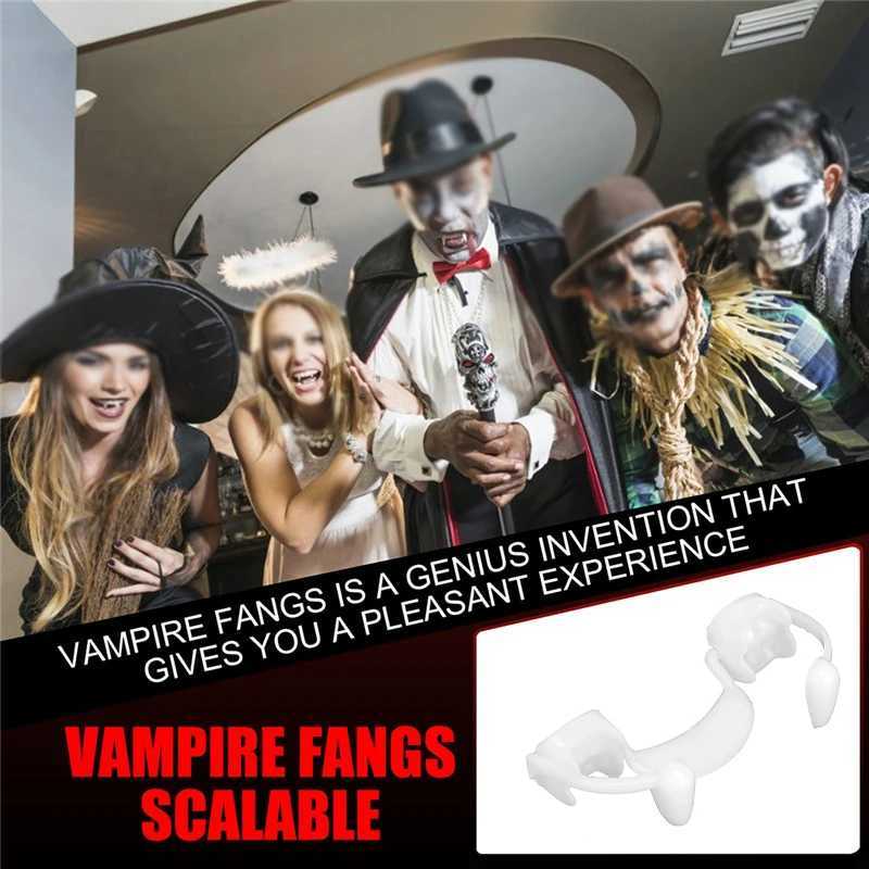 Festival Party Halloween Role-Playing Retractable Vampire Teeth Werewolf Teeth Zombie Teeth Vampire Dentures Holiday Party Props W241227