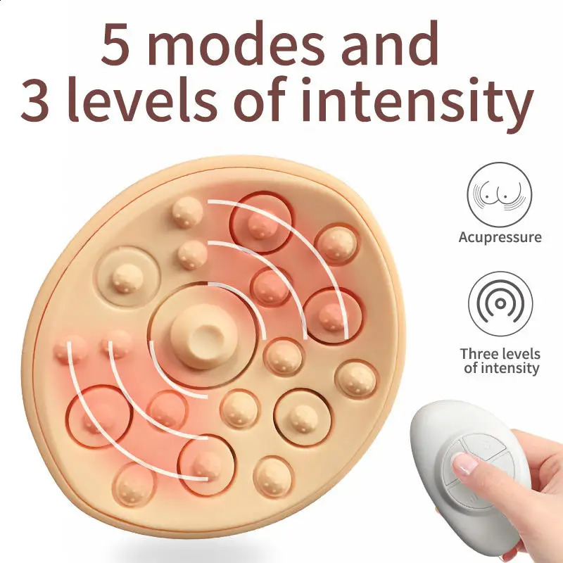 Breast Enhancement Instrument Red Light Massage Therapy Chest Massage Pad Compress Wireless Vibration Massage 241226