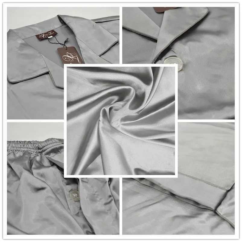 Tony Candice Mens Satin Silk Pajama Set Men Pajamas Silk Sleepwear Men Sexy Modern Style Soft Cozy Satin Nightgown Men SummerXJ241227