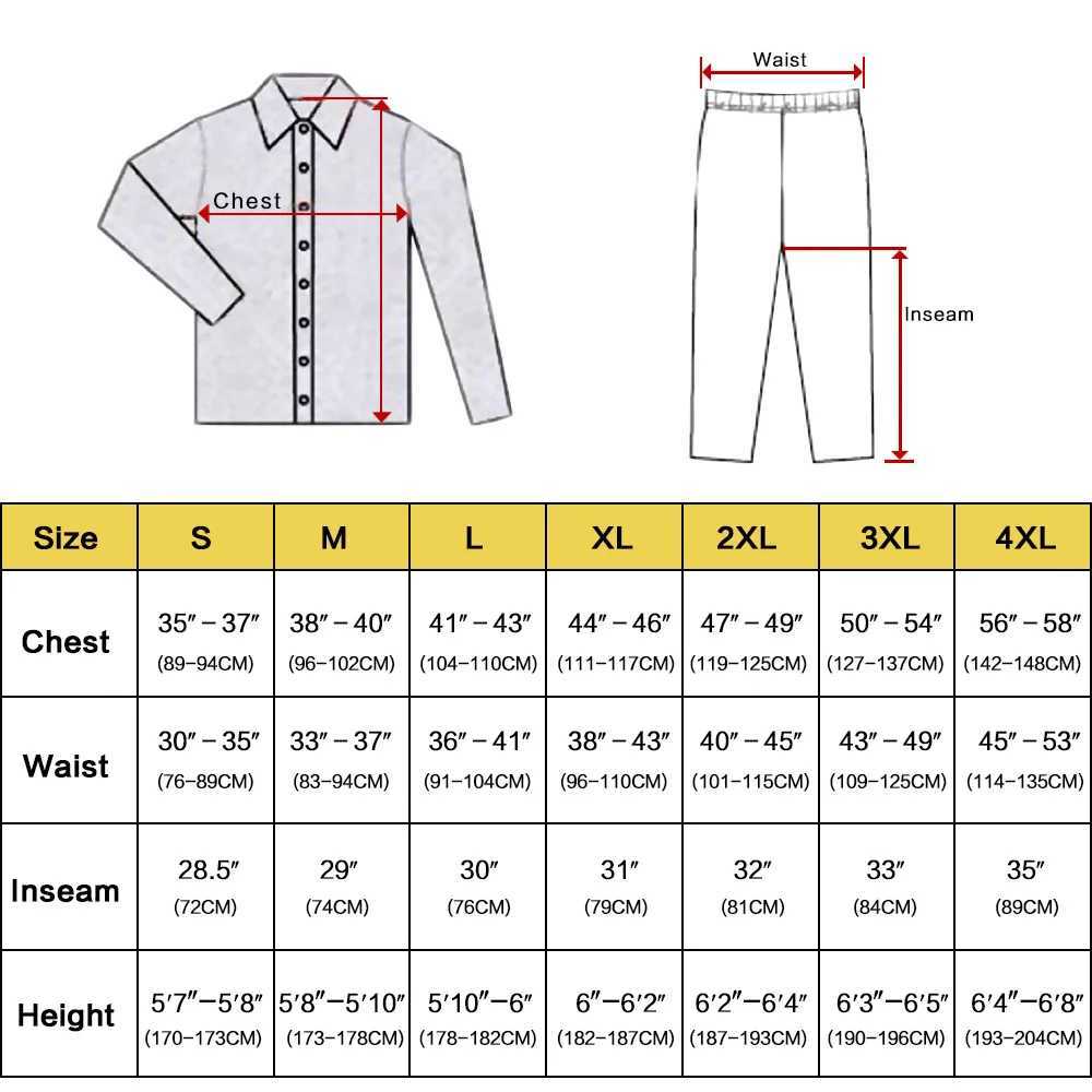 Mens Silk Satin Pajamas Set Pajama Pyjamas Set PJS Set Sleepwear Loungewear SMLXL2XL3XL4XL__Perfect GiftsXJ241227