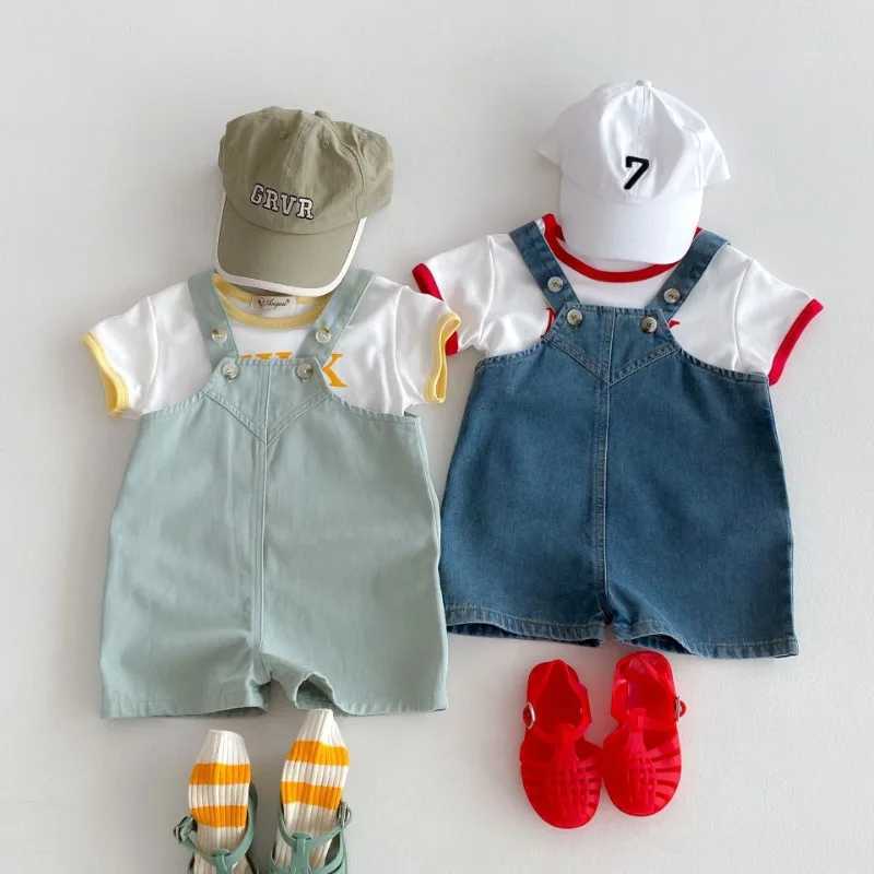Summer children babies boys jeans clothing childrens jeans shorts toddlers babies loose game clothes Trousers W241227