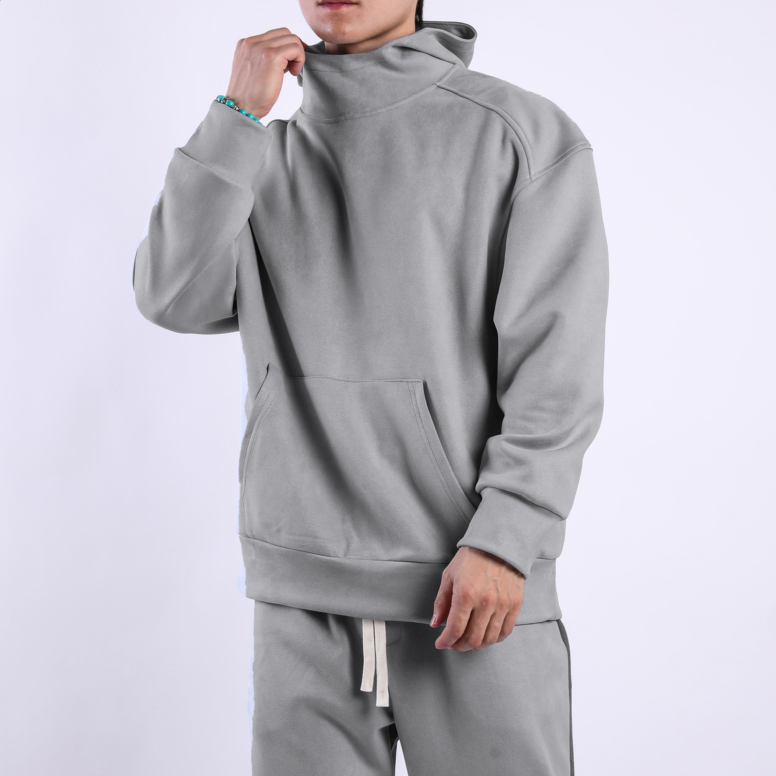 Ninja Hoodies Men Mask Cotton Oversized Hoodies Sports solid Long Sleeve Winter Hooded Sweatshirts Men Clothing Spot wholesale LJ201223