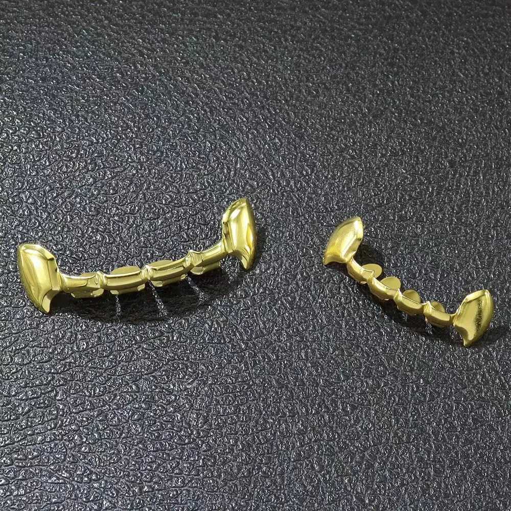 1pc/1pcs Halloween Hiphop Decorative Clown Fang Silver Plated Teeth Set W241227
