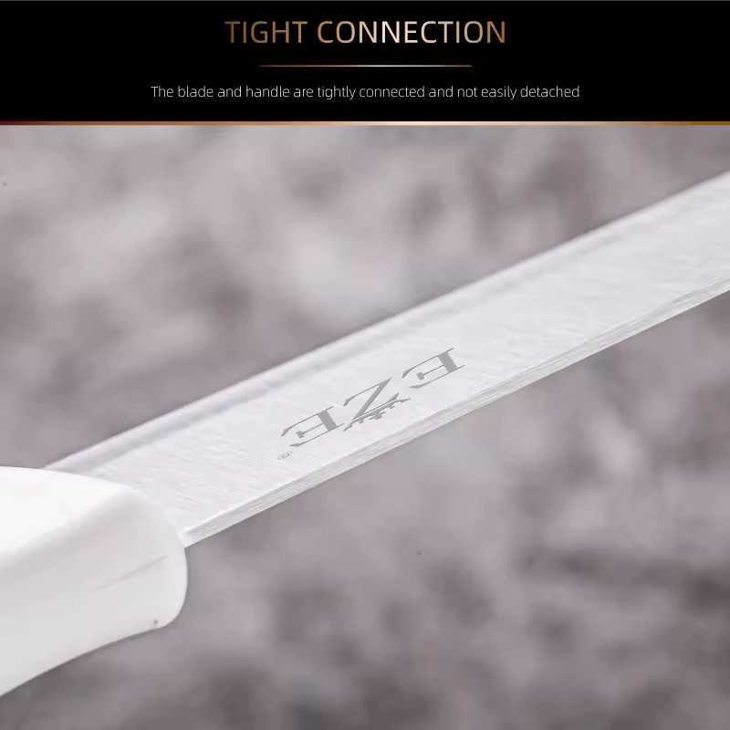 Fruit kitchen knife professional chef knife Utensil peeled white plastic handle knife kitchen knife and accessories Y241227