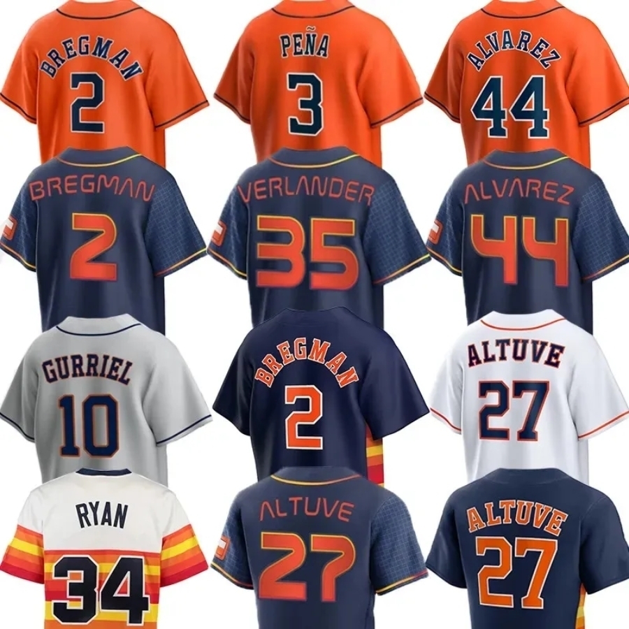 Christian Walker Astros Baseball Jersey Isaac Paredes Jose Altuve Jeremy Pena Yainer Diaz Yordan Alvarez Jake Meyers Mauricio Dubon Jon Singleton Men Women Youth