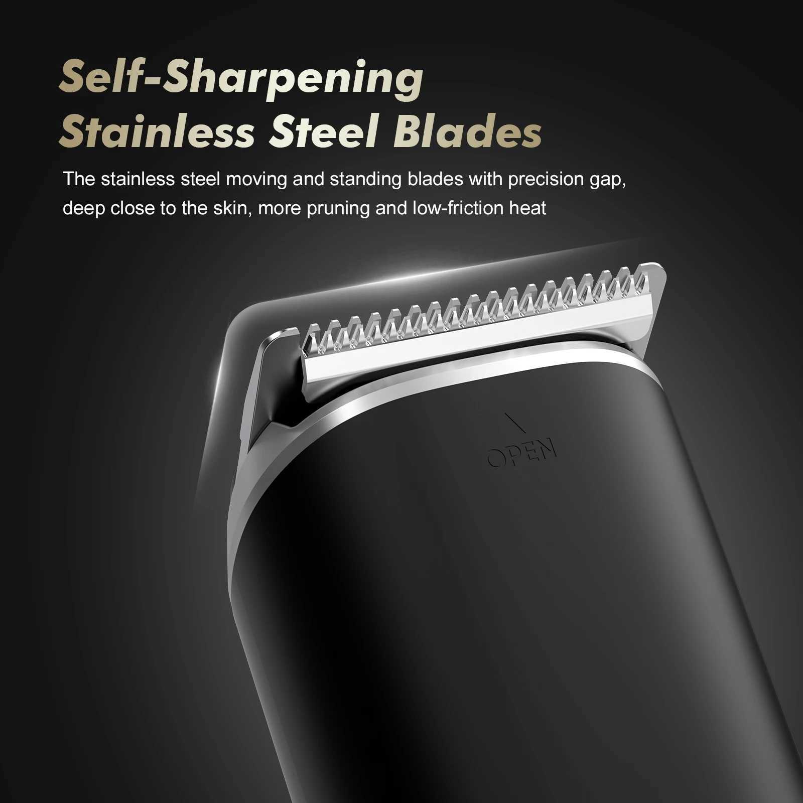 SEJOY 3 In 1 Face Clean Electric Hair Cutting Machine Men Hair Clipper Trimmer Men Cutting Beard Cordless Barber Machine W241227