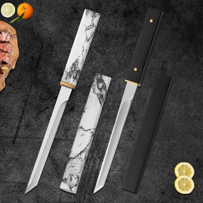 Stainless steel multifunctional knife kitchen cutting knife kitchen cutting knife fruit slicing knife barbecue knife fish bag knife Y241227