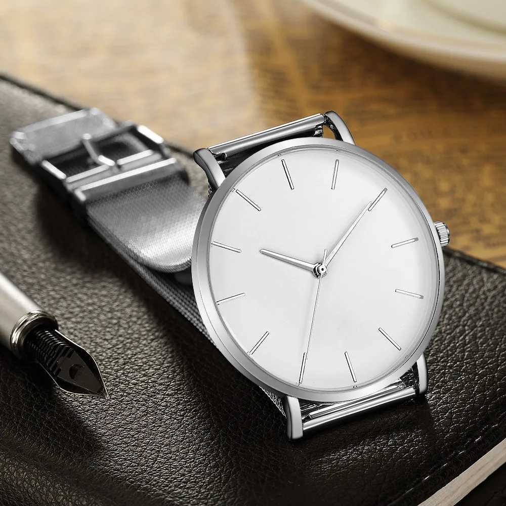 Fashion Reloj Mujer Quartz Watch Simple Montre Femme Womens Mesh StainlESS Steel Casual Watch Metal Hour Relogio M241226