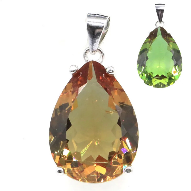 Buy 4 Get 1 Free 35x13mm Zultanite Color Changing Alexandrite Topaz Silver Earrings for Women Fine Jewelry Pendant 241227