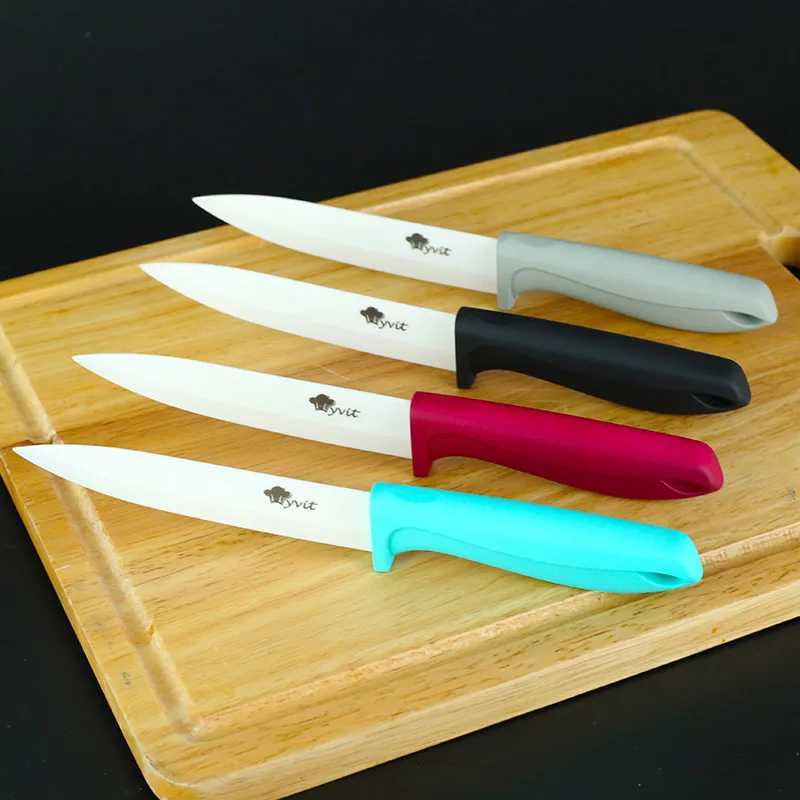 Ceramic Knife Set 3 4 5 6 inches Chef Practical Slr Polishing Ceramic Knife Kitchen Knife Zirconia Blade Cooking Knife Y241227
