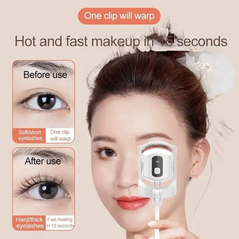 3rd Gear Temperature Control Fit The Eye More Natural Radian Professional Rechargeable Electric Eyelash Curler Machine 241226