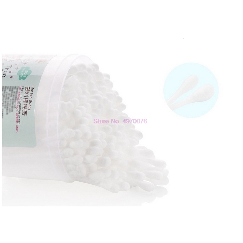 DHL 20set 6box/set Stick Baby Cotton Swabs Double Helix Fine Head Disposable Ears Cleaning 200pcs/box Health Care Tools 241226