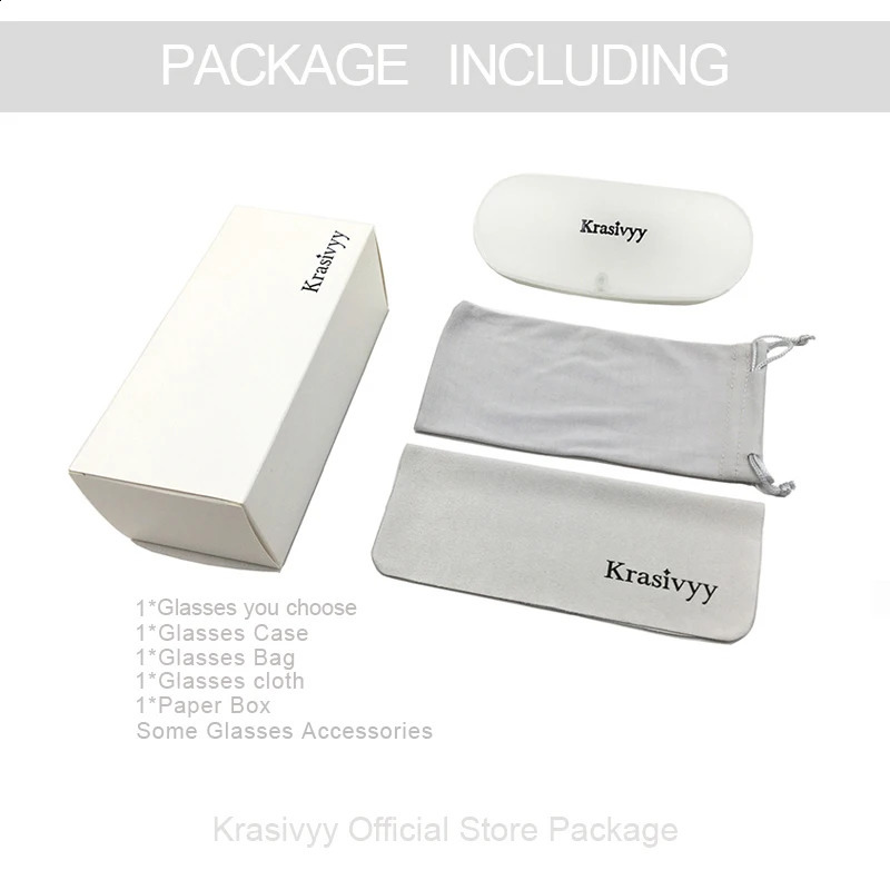 Krasivyy Rimless Glasses Frame Men High Quality Square Prescription Eyeglasses Males Myopia Optical Eyewear 241227