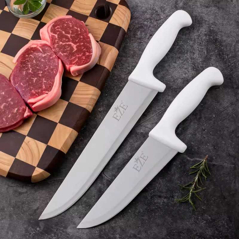 Fruit kitchen knife professional chef knife Utensil peeled white plastic handle knife kitchen knife and accessories Y241227