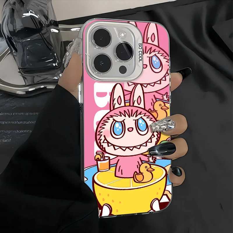 Luxury ar Cute Labubu HOT Chinese Style For iPhone Case 16 15 14 13 12 11 Pro XR XS Max 7 8 Plus Phone Y2K Cool Cover Z250207