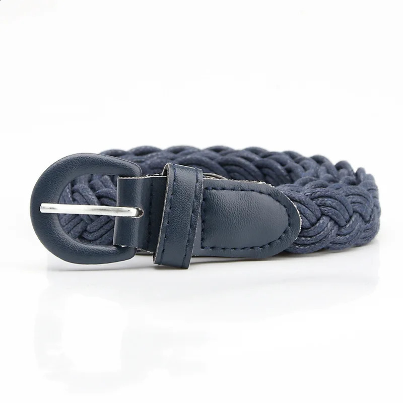 Vintage Wax Rope Belt Hand Knitting Belts for Jeans Retro Wild Fashion Waistbands Student Strap Accessories 241225