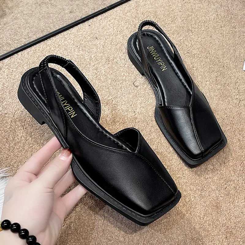 High Quality Women Sandals Elegant Womens Sandals Summer Low Heels Sandals Slip On Summer Shoes For Women Trend Heeled Sandals Women T241227