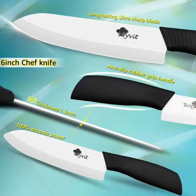 Ceramic knife set 3 4 5 6 inches kitchen chef knife with bracket rust proof white blade shell high-end ceramic fruit peeler for cooking Y241227
