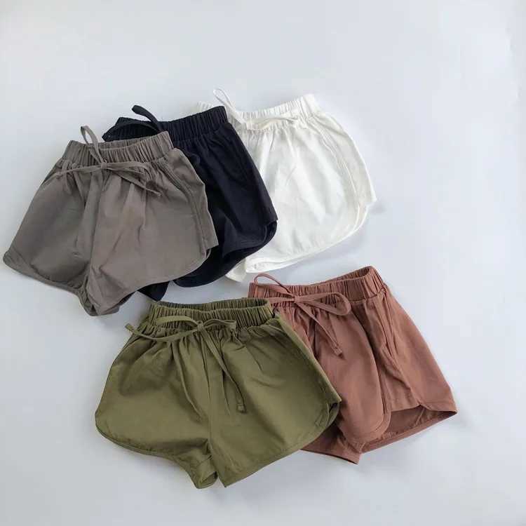Korean Style New Summer Kids Clothes Baby Boys Pure Color Shorts Casual Children Shorts W241227