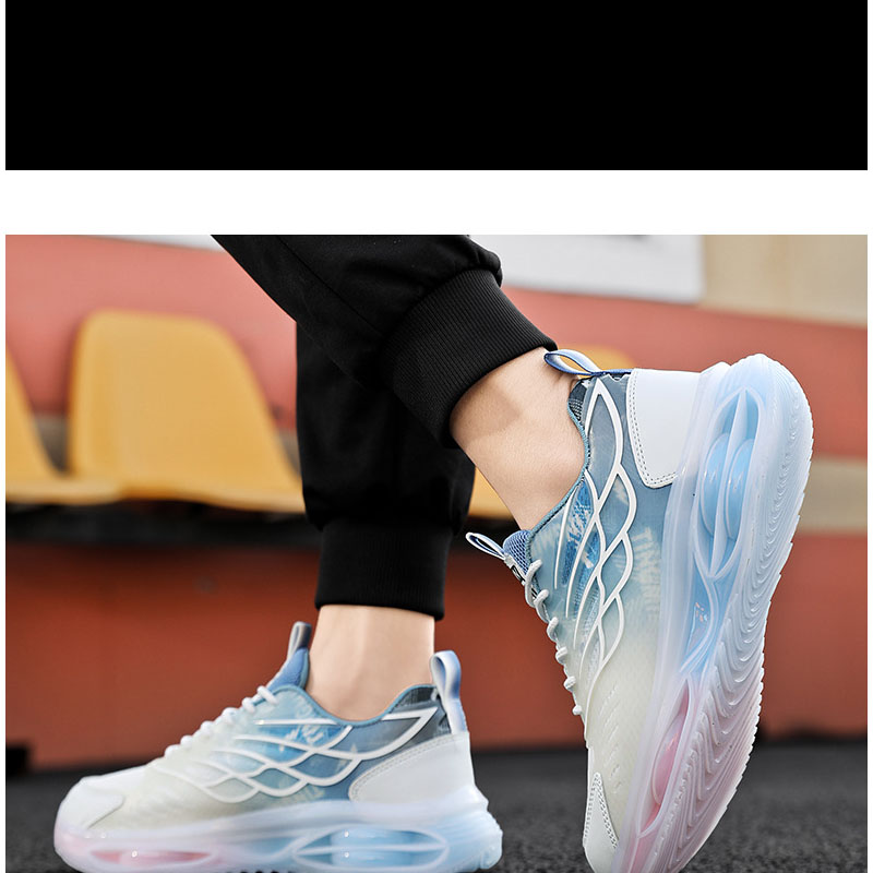 OULYLAN New Fashion Men's Shoes Mesh Glow Couple Sports Sneakers Women Leisure Elasticity Running Shoes for Men Women Youth Shoe