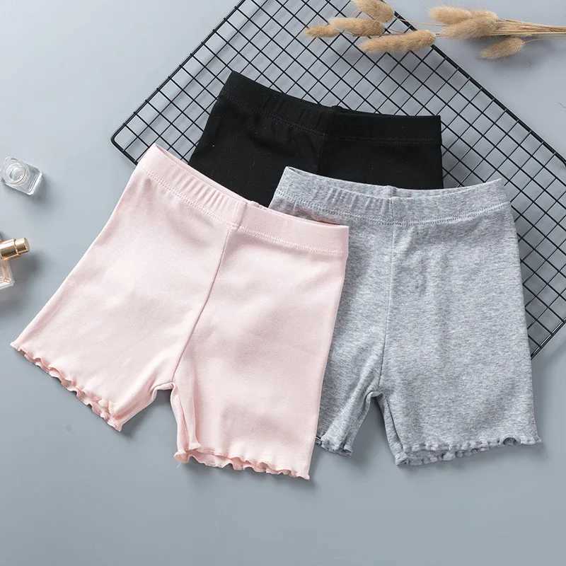 100% Cotton Girls Safety Pants Top Quality Kids Short Pants Underwear Children Summer Cute Shorts Underpants For 3-10 Years Old W241227