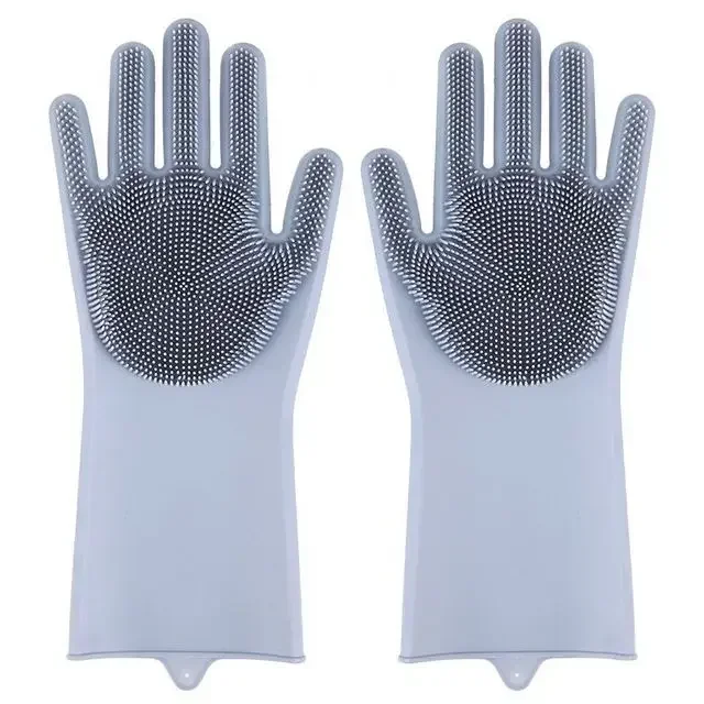 Cleaning gloves, dog and cat bath shampoo, glove scrub, magic dishwashing cleaner, sponge silicone hair removal gloves