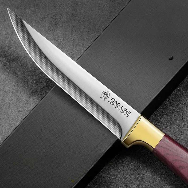Kitchen Chef Kitchen knife Carving knife Boning knife household stainless steel paring knife Hand forged carving knife Y241227
