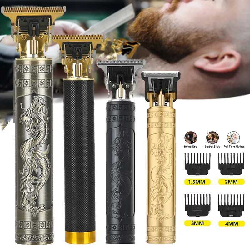 T9 USB Electric Hair Clipper For Men Hair Cutting Machine Rechargeable Man Shaver Trimmer Barber Technical Beard Trimmer W241227