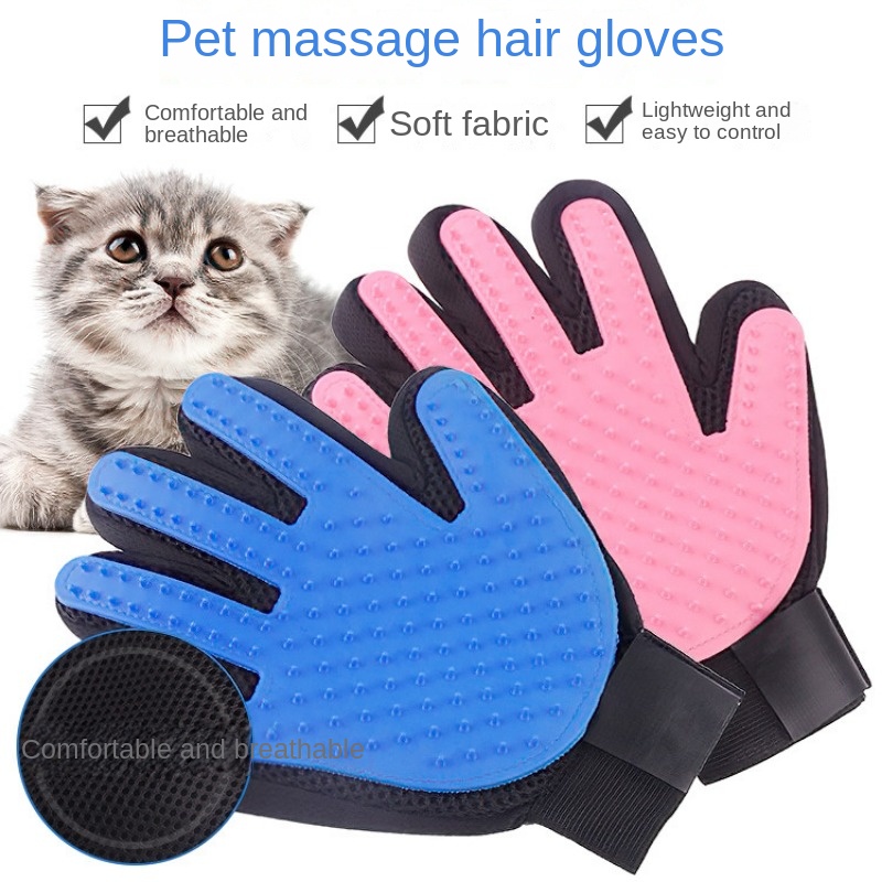 Pet bath brush, dog cleaning gloves, cat massage, easy to use, strong cleaning ability