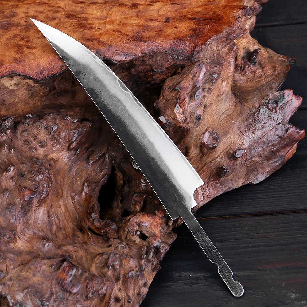 XITUO super sharp practical knife blank kitchen fruit knife hand forged 3-layer cposite clad steel sharp production DIY knife Y241227
