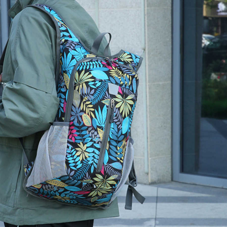 New Folding Bag Outdoor Sports Bag Lightweight Hiking Backpack Travel Bag WoMens Leisure Backpack Mens Backpack 240920