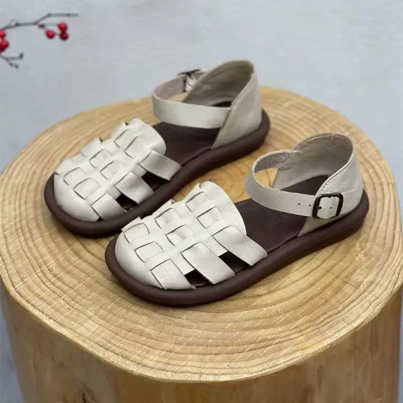 High Quality New Luxury Sandals Summer Shoes Women Strap Beach Sandals Gladistor Style Flat Heels Shoes Female Ladies Sandals Platform Shoes T241227