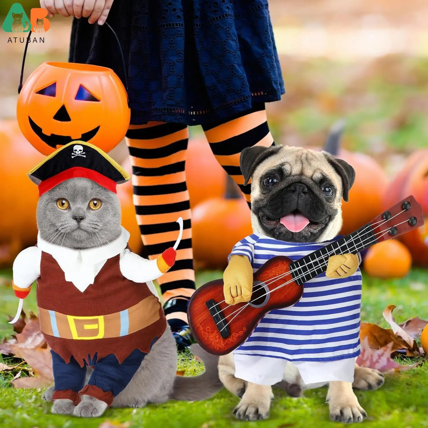 2Pc Cowboy Rider Dog Costume Knight Style Pet Costume with Doll and Hat Funny Halloween Costumes for Pet Clothes Cosplay Apparel 241225