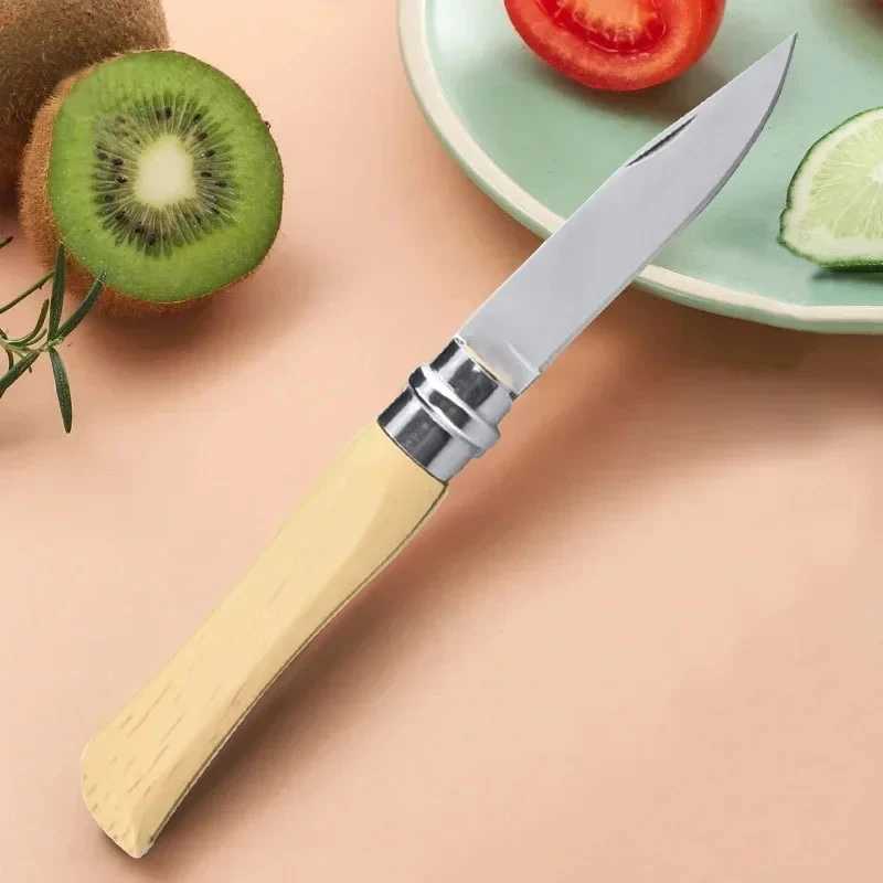Folding Peeler Sharp Fruit Knife Stainless Steel Knife Kitchen Knives Fruit and Vegetable Slicing Knife Household Cooking Tool Y241227