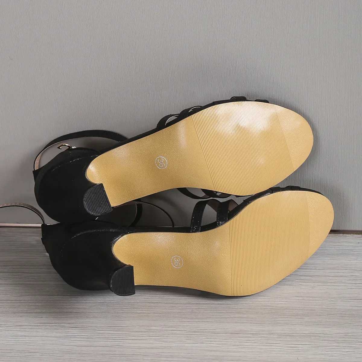 High Quality Summer Cross Strap Gold Heel Sandals New Fashion Sexy Stiletto Sandals for Women Large Size T241227