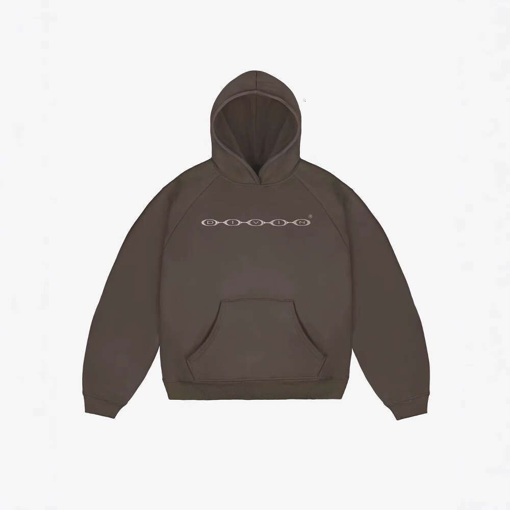New hooded hoodie with letter pattern, men's women's sports autumn and winter trendy brand