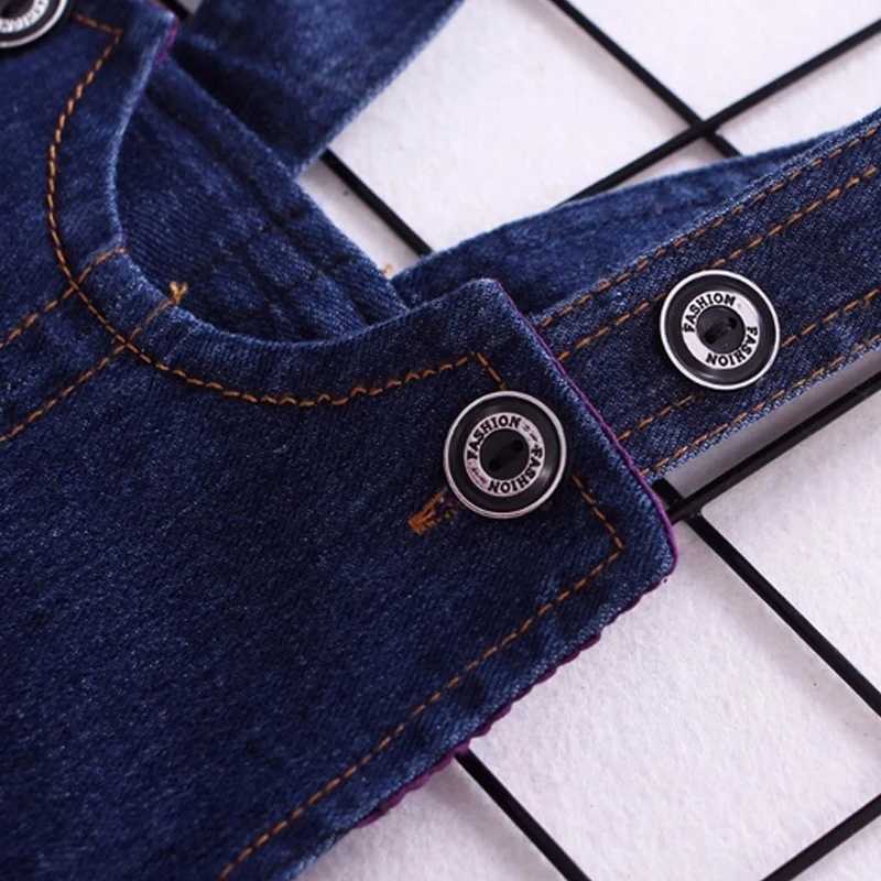 DIIMUU 1 2 3 Year Old Preschool Boys Denim Pants Baby Long Coat Dungarees Childrens Boys Jeans jumpsuit Boys Bottom Trouser Clothing W241227