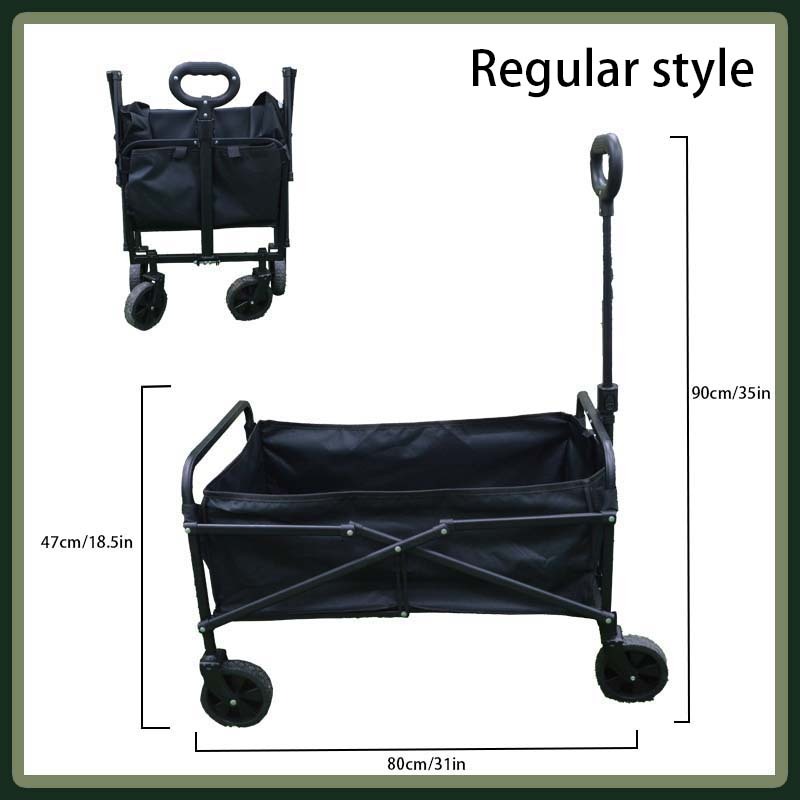 ddmyoutdoor China domestic camping trailer RV small trailer large capacity beach buggy portable heavy-duty Portable folding cart sports cart camping c
