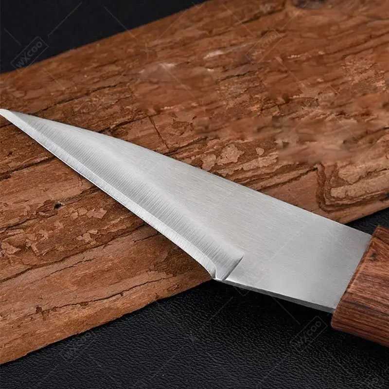 Fruit Knife Stainless Steel Professional Kitchen Polishing Knife Cutting Knife Special Cutting Knife Y241227