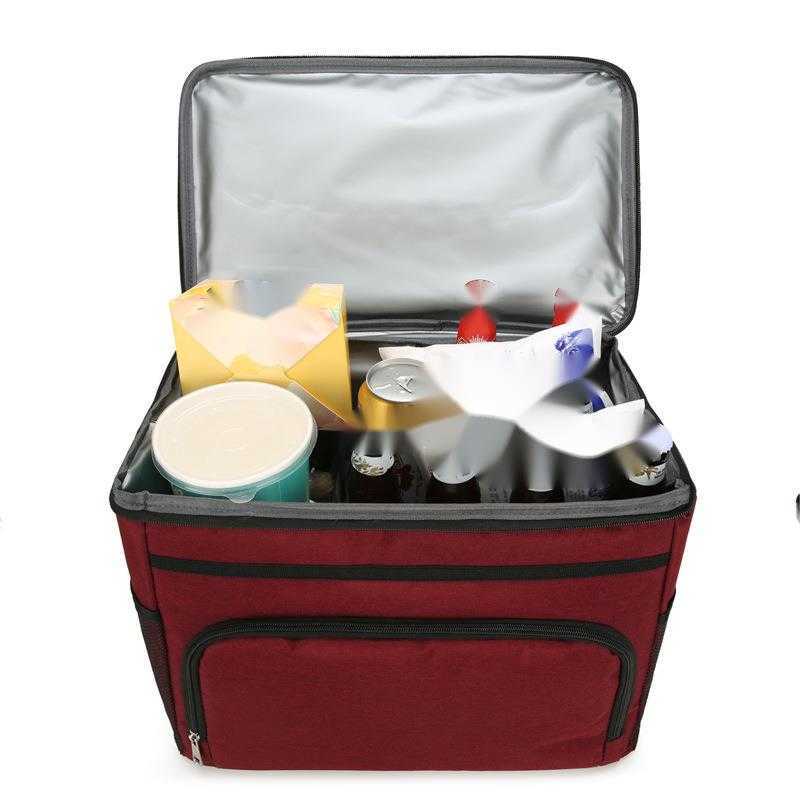 Thick Insulation Bag Outdoor Insulation Ice Pack Ice Pack Picnic Bag Large Capacity Bento Bag Rice Box Mouth Handbag 240920