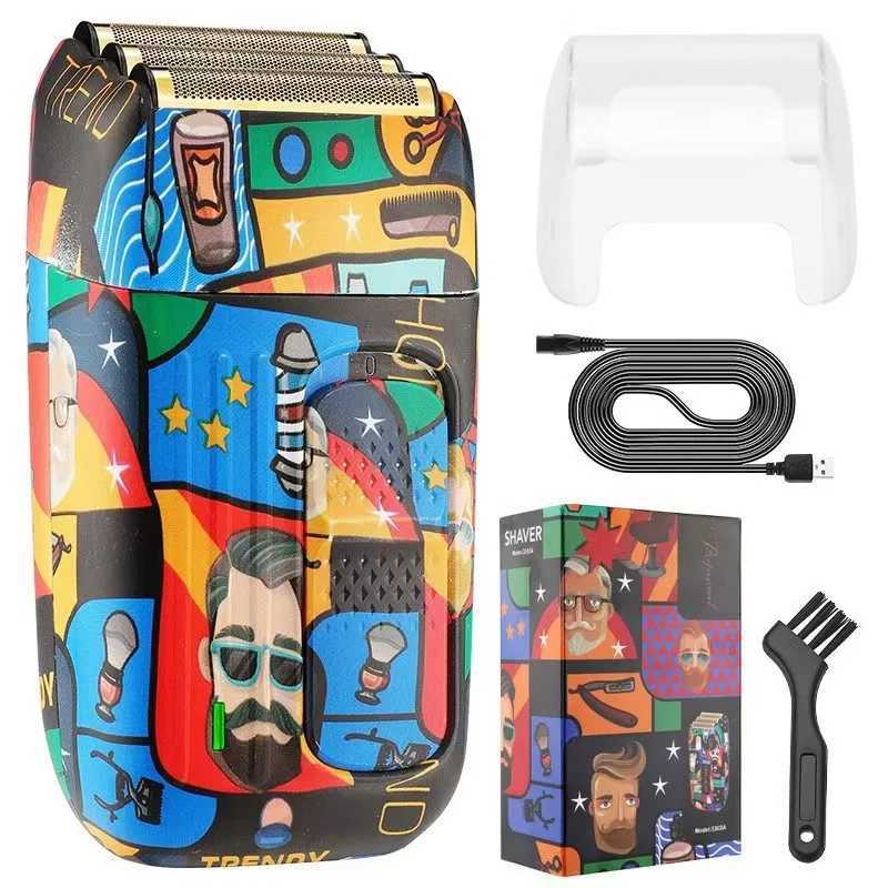 2024 New Electric Graffiti Hair Clipper and shaver set Professional Household Oil Head Carving Mens Trendy Shaver Hair Clipper W241227