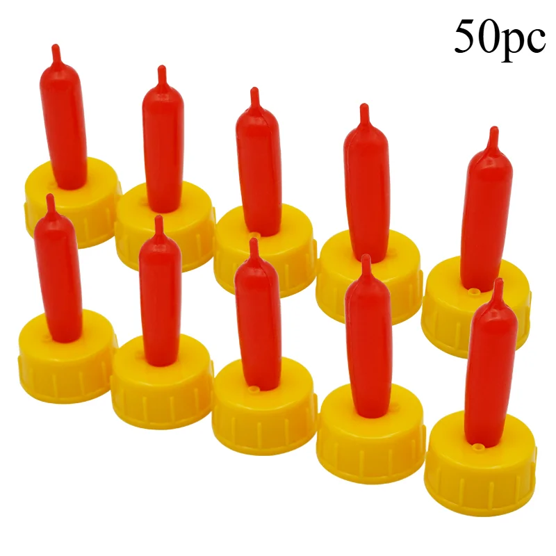 50Pcs Soft Rubber Pacifier for Teat Feed Sheep Goat Lamb Livestock Feeding Tools Nipple Drinker Coke Bottle Mouth Accessories