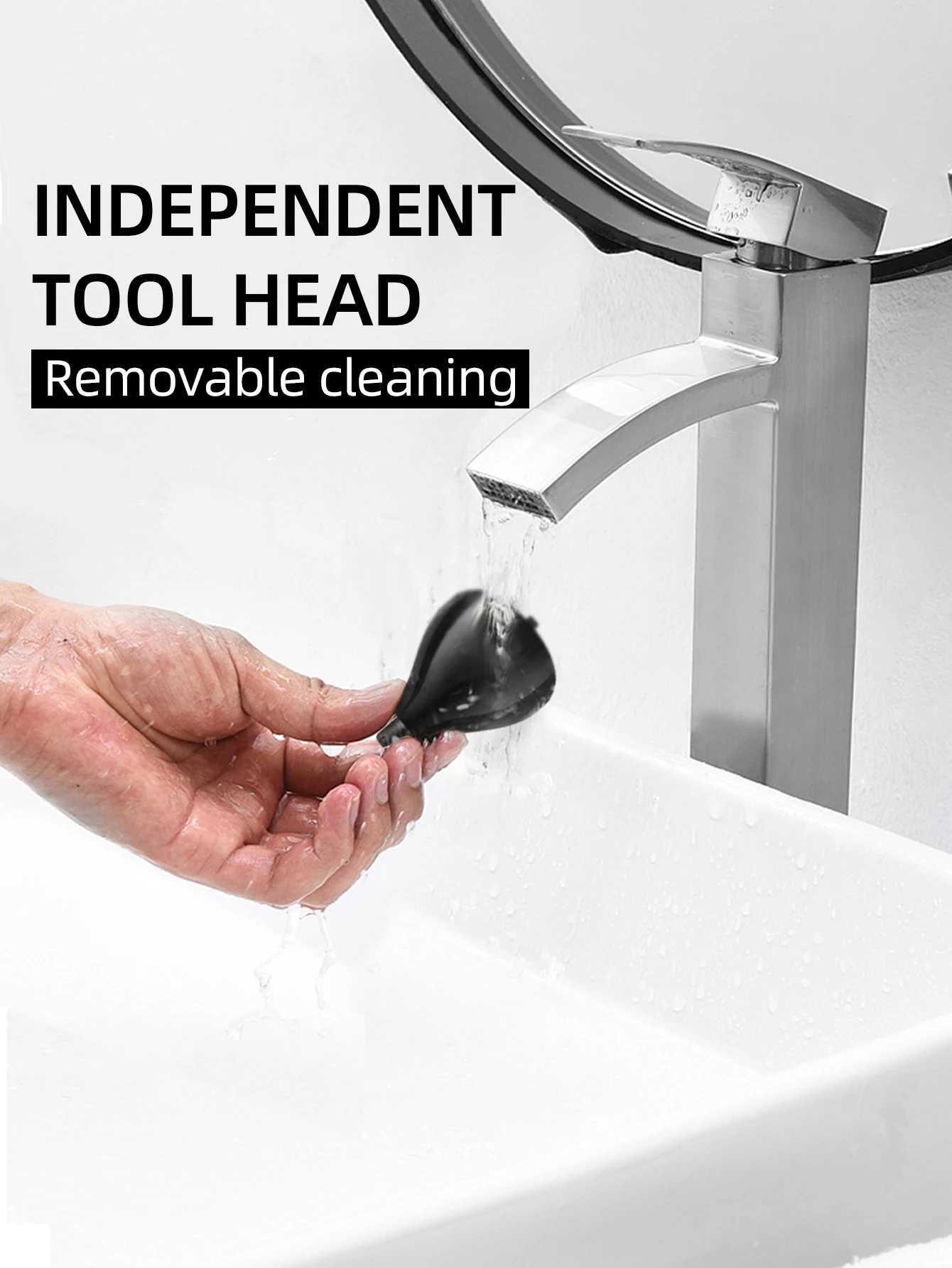 KEMEI Rechargeable Electric Nose Hair Clipper Multifunctional Hair Trimmer Professional Electric Shaver Beard Razor for Men W241227