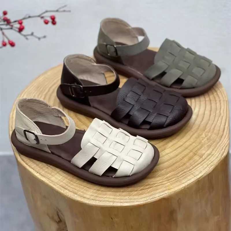 High Quality New Luxury Sandals Summer Shoes Women Strap Beach Sandals Gladistor Style Flat Heels Shoes Female Ladies Sandals Platform Shoes T241227